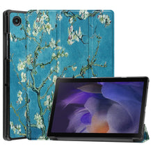 Load image into Gallery viewer, Painted Leather Tablet Case with 3-Fold Holder, For Samsung Galaxy Tab A8 2021