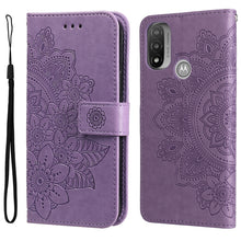 Load image into Gallery viewer, 7-petal Flowers Embossing Pattern Horizontal Flip CasePhone Case, For Motorola Moto E20 / E30 / E40, For Samsung Galaxy A03 EU Version, For Samsung Galaxy A03 Global, For Samsung Galaxy A33 5G, For Samsung Galaxy A53 5G