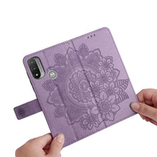Load image into Gallery viewer, 7-petal Flowers Embossing Pattern Horizontal Flip CasePhone Case, For Motorola Moto E20 / E30 / E40, For Samsung Galaxy A03 EU Version, For Samsung Galaxy A03 Global, For Samsung Galaxy A33 5G, For Samsung Galaxy A53 5G