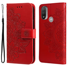 Load image into Gallery viewer, 7-petal Flowers Embossing Pattern Horizontal Flip CasePhone Case, For Motorola Moto E20 / E30 / E40, For Samsung Galaxy A03 EU Version, For Samsung Galaxy A03 Global, For Samsung Galaxy A33 5G, For Samsung Galaxy A53 5G