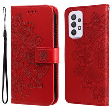 Load image into Gallery viewer, 7-petal Flowers Embossing Pattern Horizontal Flip CasePhone Case, For Motorola Moto E20 / E30 / E40, For Samsung Galaxy A03 EU Version, For Samsung Galaxy A03 Global, For Samsung Galaxy A33 5G, For Samsung Galaxy A53 5G