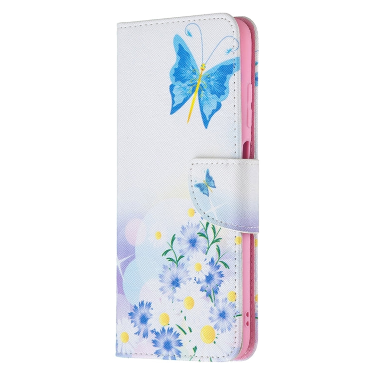Colored Drawing Leather Phone Case, For Samsung Galaxy A03s 166mm
