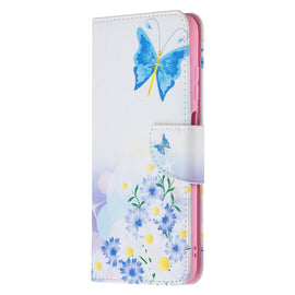 Colored Drawing Leather Phone Case, For Samsung Galaxy A03s 166mm