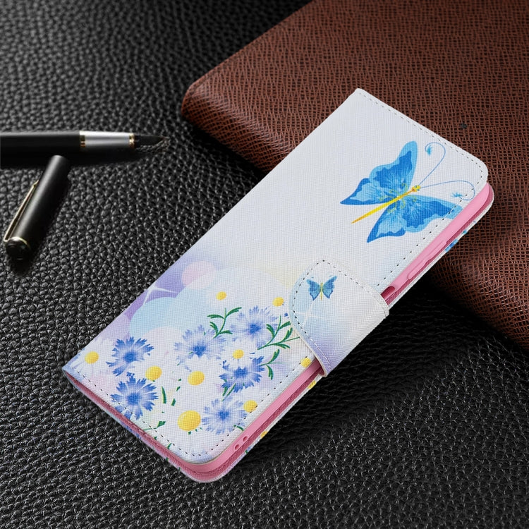 Colored Drawing Leather Phone Case, For Samsung Galaxy A03s 166mm