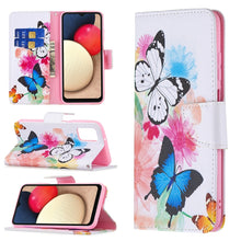 Load image into Gallery viewer, Colored Drawing Leather Phone Case, For Samsung Galaxy A03s 166mm