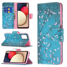 Load image into Gallery viewer, Colored Drawing Leather Phone Case, For Samsung Galaxy A03s 166mm