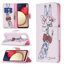 Load image into Gallery viewer, Colored Drawing Leather Phone Case, For Samsung Galaxy A03s 166mm