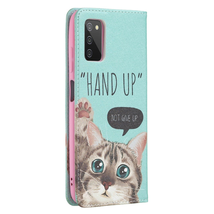 Invisible Magnetic Leather Phone Case, For Samsung Galaxy A03s 166mm