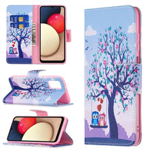 Load image into Gallery viewer, Colored Drawing Leather Phone Case, For Samsung Galaxy A03s 166mm