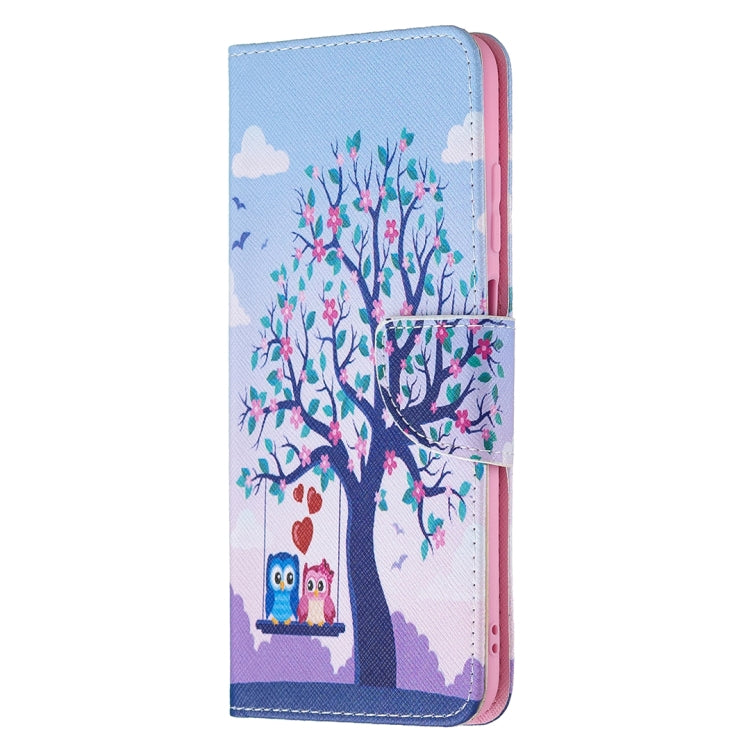 Colored Drawing Leather Phone Case, For Samsung Galaxy A03s 166mm