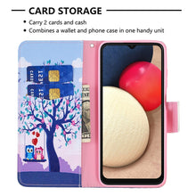 Load image into Gallery viewer, Colored Drawing Leather Phone Case, For Samsung Galaxy A03s 166mm