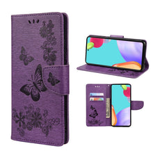 Load image into Gallery viewer, Butterfly Embossed Horizontal Flip Leather Phone Case with Card Slot &amp; Holder, For Samsung Galaxy A33 5G, For Samsung Galaxy A53 5G, For Xiaomi Redmi Note 11 Pro, For Xiaomi Redmi Note 11 5G