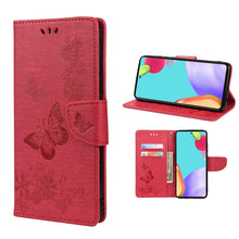 Load image into Gallery viewer, Butterfly Embossed Horizontal Flip Leather Phone Case with Card Slot &amp; Holder, For Samsung Galaxy A33 5G, For Samsung Galaxy A53 5G, For Xiaomi Redmi Note 11 Pro, For Xiaomi Redmi Note 11 5G