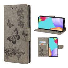 Load image into Gallery viewer, Butterfly Embossed Horizontal Flip Leather Phone Case with Card Slot &amp; Holder, For Samsung Galaxy A33 5G, For Samsung Galaxy A53 5G, For Xiaomi Redmi Note 11 Pro, For Xiaomi Redmi Note 11 5G