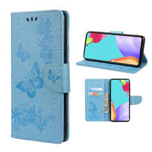 Load image into Gallery viewer, Butterfly Embossed Horizontal Flip Leather Phone Case with Card Slot &amp; Holder, For Samsung Galaxy A33 5G, For Samsung Galaxy A53 5G, For Xiaomi Redmi Note 11 Pro, For Xiaomi Redmi Note 11 5G