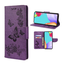 Load image into Gallery viewer, Butterfly Embossed Horizontal Flip Leather Phone Case with Card Slot &amp; Holder, For Samsung Galaxy A33 5G, For Samsung Galaxy A53 5G, For Xiaomi Redmi Note 11 Pro, For Xiaomi Redmi Note 11 5G