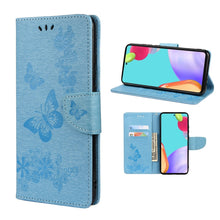 Load image into Gallery viewer, Butterfly Embossed Horizontal Flip Leather Phone Case with Card Slot &amp; Holder, For Samsung Galaxy A33 5G, For Samsung Galaxy A53 5G, For Xiaomi Redmi Note 11 Pro, For Xiaomi Redmi Note 11 5G