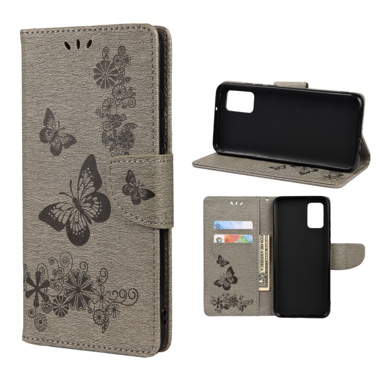 Butterfly Embossed Horizontal Flip Leather Phone Case with Card Slot & Holder, For Samsung Galaxy A33 5G, For Samsung Galaxy A53 5G, For Xiaomi Redmi Note 11 Pro, For Xiaomi Redmi Note 11 5G