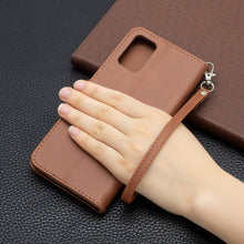 Load image into Gallery viewer, Retro Lambskin Leather Phone Case, For Samsung Galaxy A03s 166mm