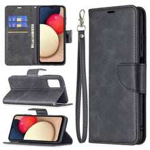 Load image into Gallery viewer, Retro Lambskin Leather Phone Case, For Samsung Galaxy A03s 166mm