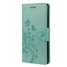Butterfly Flower Pattern Horizontal Flip Leather Phone Case with Card Slot & Holder, For Samsung Galaxy A33 5G, For Samsung Galaxy A53 5G, For Xiaomi Redmi Note 11 Pro, For Xiaomi Redmi Note 11