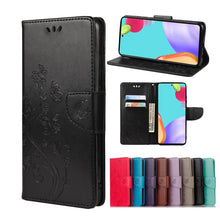 Load image into Gallery viewer, Butterfly Flower Pattern Horizontal Flip Leather Phone Case with Card Slot &amp; Holder, For Samsung Galaxy A33 5G, For Samsung Galaxy A53 5G, For Xiaomi Redmi Note 11 Pro, For Xiaomi Redmi Note 11
