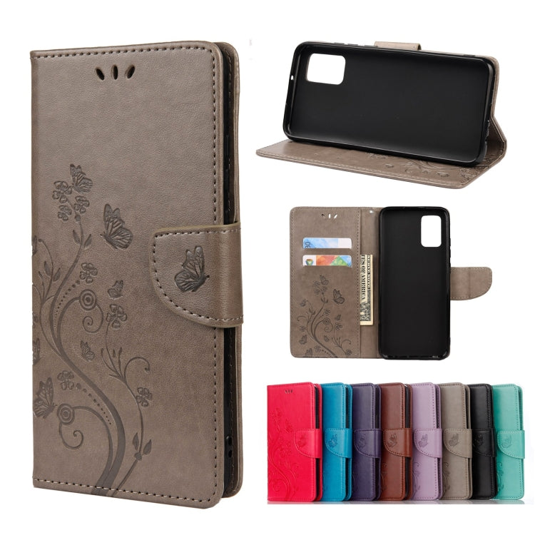 Butterfly Flower Pattern Horizontal Flip Leather Phone Case with Card Slot & Holder, For Samsung Galaxy A33 5G, For Samsung Galaxy A53 5G, For Xiaomi Redmi Note 11 Pro, For Xiaomi Redmi Note 11