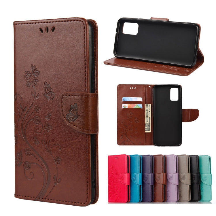 Butterfly Flower Pattern Horizontal Flip Leather Phone Case with Card Slot & Holder, For Samsung Galaxy A33 5G, For Samsung Galaxy A53 5G, For Xiaomi Redmi Note 11 Pro, For Xiaomi Redmi Note 11