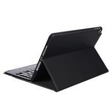 Load image into Gallery viewer, A07B-A Lambskin Texture Square Keycap Bluetooth Keyboard Leather Case with Touch Control For iPad, For iPad 9.7 2018 &amp; 2017 / Pro 9.7 inch / Air 2, For iPad Pro 10.5 inch / 10.2 2021 &amp; 2020 &amp; 2019 / Air 3                                                ...