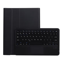 Load image into Gallery viewer, A07B-A Lambskin Texture Square Keycap Bluetooth Keyboard Leather Case with Touch Control For iPad, For iPad 9.7 2018 &amp; 2017 / Pro 9.7 inch / Air 2, For iPad Pro 10.5 inch / 10.2 2021 &amp; 2020 &amp; 2019 / Air 3                                                ...