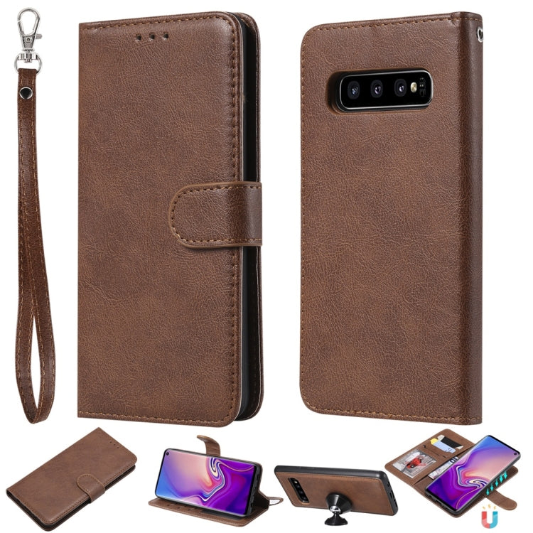 Solid Color Horizontal Flip Protective Case with Holder & Card Slots & Wallet & Photo Frame & Lanyard