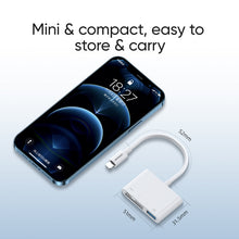 Load image into Gallery viewer, JOYROOM S-H142 4 in 1 8 Pin to SD / TF Card + 8 Pin Charge + USB Interface OTG Camera Reader Adapter