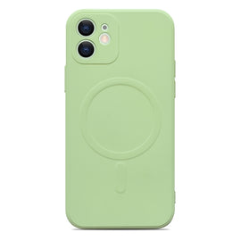 Liquid Silicone Full Coverage Magsafe Phone Case, For iPhone 12 mini, For iPhone 12, For iPhone 12 Pro, For iPhone 12 Pro Max, For iPhone 11, For iPhone 11 Pro