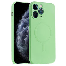 Load image into Gallery viewer, Liquid Silicone Full Coverage Magsafe Phone Case, For iPhone 11 Pro Max