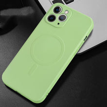 Load image into Gallery viewer, Liquid Silicone Full Coverage Magsafe Phone Case, For iPhone 11 Pro Max