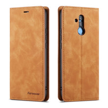 Load image into Gallery viewer, Forwenw Dream Series Oil Edge Strong Magnetism Horizontal Flip Leather Case with Holder &amp; Card Slots &amp; Wallet &amp; Photo Frame, For Huawei P Smart+ (2019), For Huawei Mate 20, For Huawei Mate 20 Pro, For Huawei Mate 20 Lite, For Huawei P20                ...