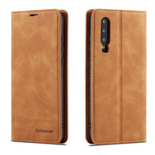 Load image into Gallery viewer, Forwenw Dream Series Oil Edge Strong Magnetism Horizontal Flip Leather Case with Holder &amp; Card Slots &amp; Wallet &amp; Photo Frame, For Huawei P Smart+ (2019), For Huawei Mate 20, For Huawei Mate 20 Pro, For Huawei Mate 20 Lite, For Huawei P20                ...