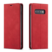 Load image into Gallery viewer, Forwenw Dream Series Oil Edge Strong Magnetism Horizontal Flip Leather Case with Holder &amp; Card Slots &amp; Wallet &amp; Photo Frame, For Galaxy S9+, For Galaxy S10, For Galaxy S10+, For Galaxy S10e, For iPhone 6s / 6, For iPhone 6s Plus / 6 Plus               ...