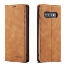 Load image into Gallery viewer, Forwenw Dream Series Oil Edge Strong Magnetism Horizontal Flip Leather Case with Holder &amp; Card Slots &amp; Wallet &amp; Photo Frame, For Galaxy S9+, For Galaxy S10, For Galaxy S10+, For Galaxy S10e, For iPhone 6s / 6, For iPhone 6s Plus / 6 Plus               ...
