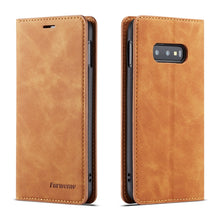 Load image into Gallery viewer, Forwenw Dream Series Oil Edge Strong Magnetism Horizontal Flip Leather Case with Holder &amp; Card Slots &amp; Wallet &amp; Photo Frame, For Galaxy S9+, For Galaxy S10, For Galaxy S10+, For Galaxy S10e, For iPhone 6s / 6, For iPhone 6s Plus / 6 Plus               ...