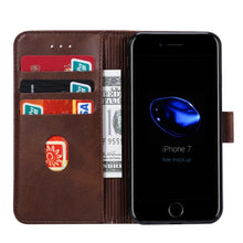 Load image into Gallery viewer, GUSSIM Magnetic Horizontal Flip Leather Case with Holder &amp; Card Slots &amp; &amp; Wallet, For iPhone 8  / 7