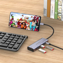 Load image into Gallery viewer, amalink 95123D Type-C / USB-C to HDMI + 3 Ports USB + PD 3.0 Multi-function HUB, 95123D