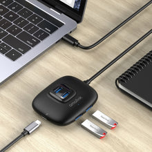 Load image into Gallery viewer, amalink UC310 Type-C / USB-C to 4 Ports USB Multi-function HUB, UC310