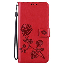 Load image into Gallery viewer, Rose Embossed Leather Phone Case, For Samsung Galaxy S22 5G, For Samsung Galaxy S22+ 5G, For Samsung Galaxy S22 Ultra 5G, For Samsung Galaxy A02s