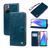 Load image into Gallery viewer, Oil Wax Texture Leather Phone Case, For Xiaomi Redmi Note 11 Pro+ 5G