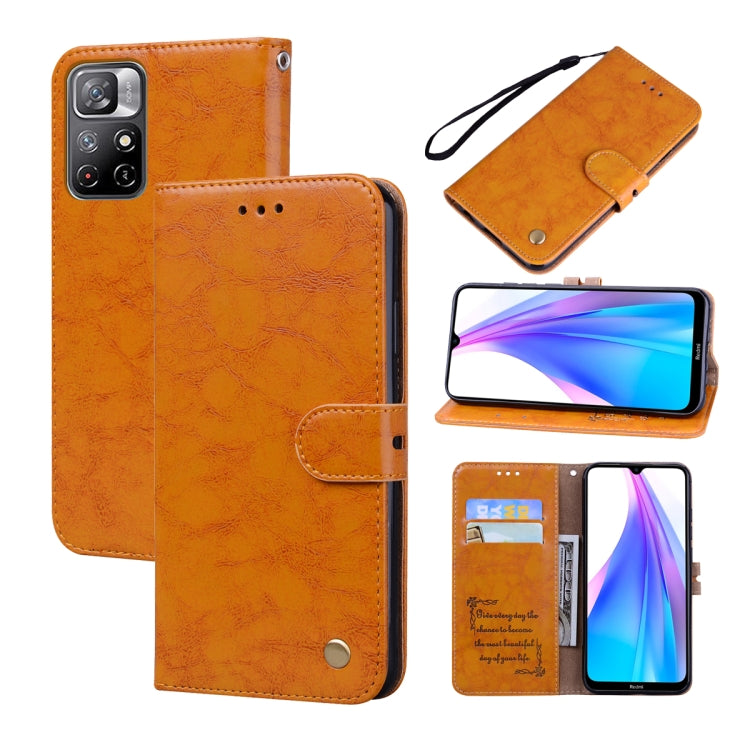 Oil Wax Texture Leather Phone Case, For Xiaomi Redmi Note 11 Pro+ 5G