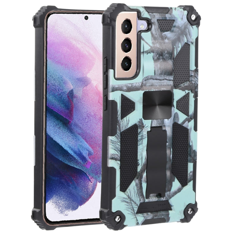 Camouflage Armor Shockproof TPU + PC Magnetic Protective Phone Case with Holder, For Samsung Galaxy A13 5G, For Samsung Galaxy S22 5G, For Samsung Galaxy S22+ 5G