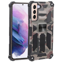 Load image into Gallery viewer, Camouflage Armor Shockproof TPU + PC Magnetic Protective Phone Case with Holder, For Samsung Galaxy A13 5G, For Samsung Galaxy S22 5G, For Xiaomi Mi 11T / 11T Pro, For Samsung Galaxy S22+ 5G