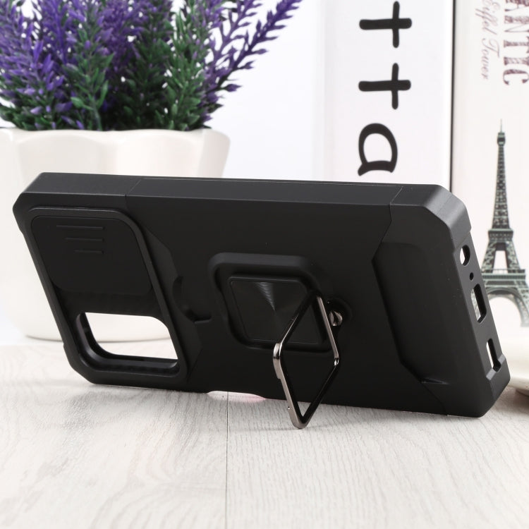 Sliding Camera Cover Design PC + TPU Shockproof Phone Case with Ring Holder & Card Slot, For Samsung Galaxy A13 5G, For Samsung Galaxy S22 5G, For Samsung Galaxy S22+ 5G, For Samsung Galaxy S22 Ultra 5G