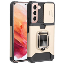 Load image into Gallery viewer, Sliding Camera Cover Design PC + TPU Shockproof Phone Case with Ring Holder &amp; Card Slot, For Samsung Galaxy A13 5G, For Samsung Galaxy S22 5G, For Samsung Galaxy S22+ 5G, For Samsung Galaxy S22 Ultra 5G
